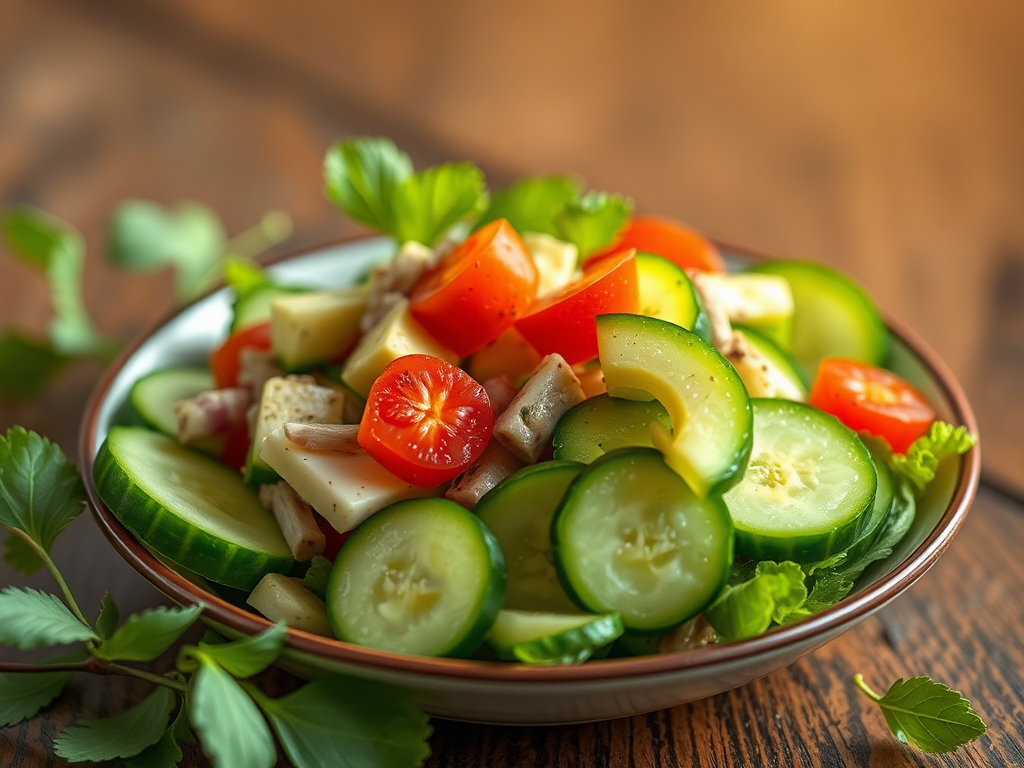 Image for Avocado Cucumber Salad