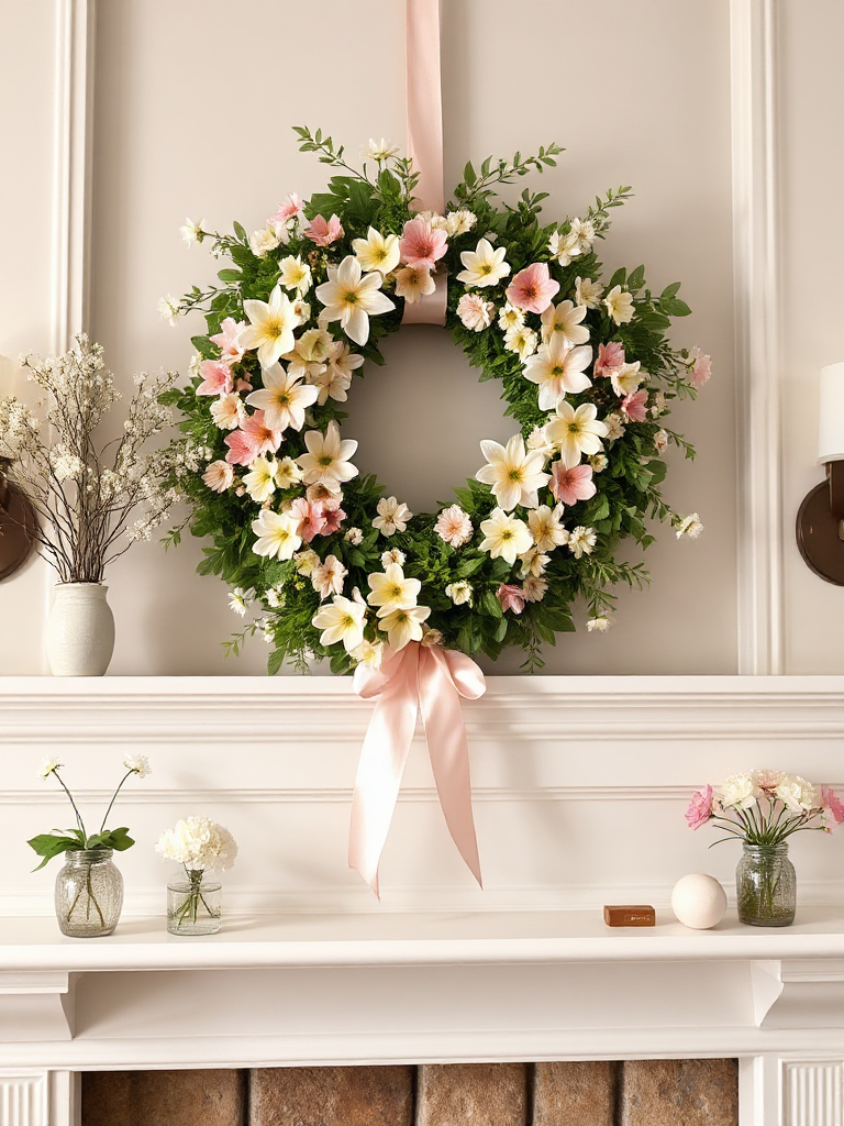 Spring Mantel Decorating Ideas