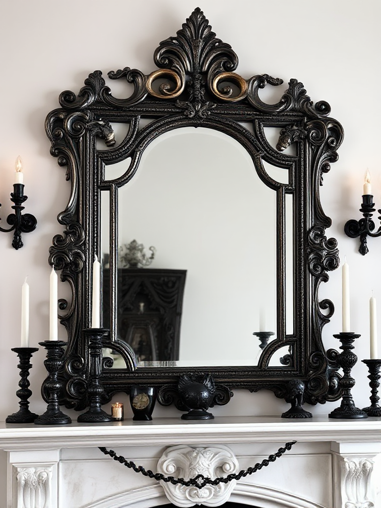 Gothic Mantel Decoration Ideas