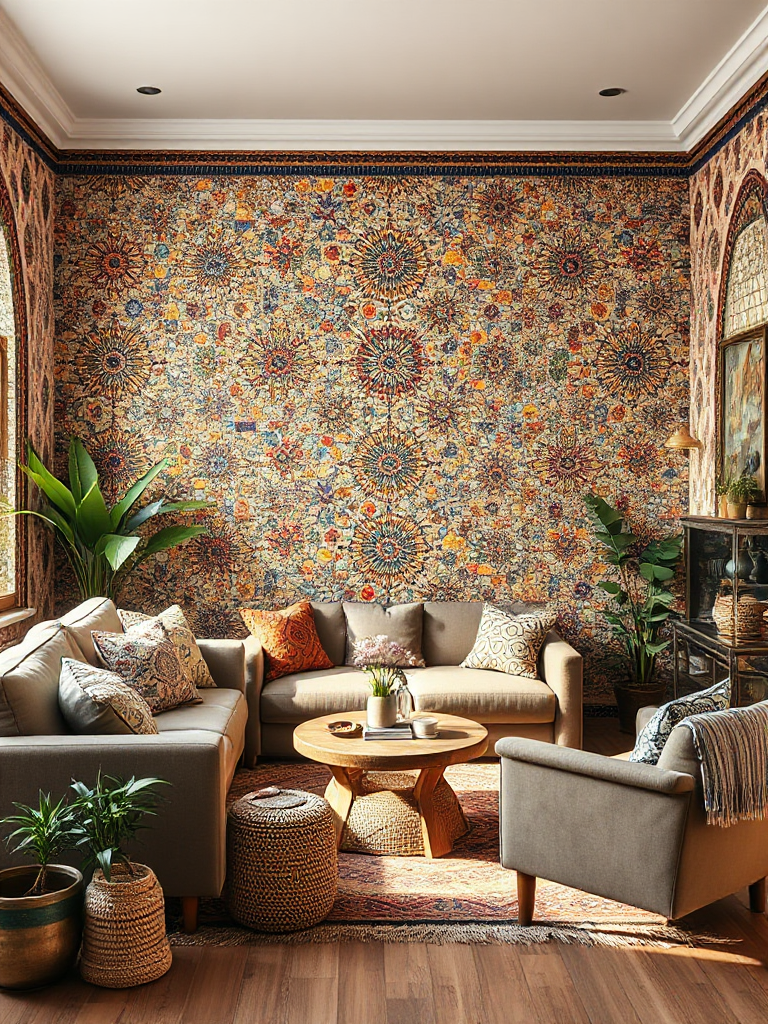 Boho Room Wallpaper Ideas