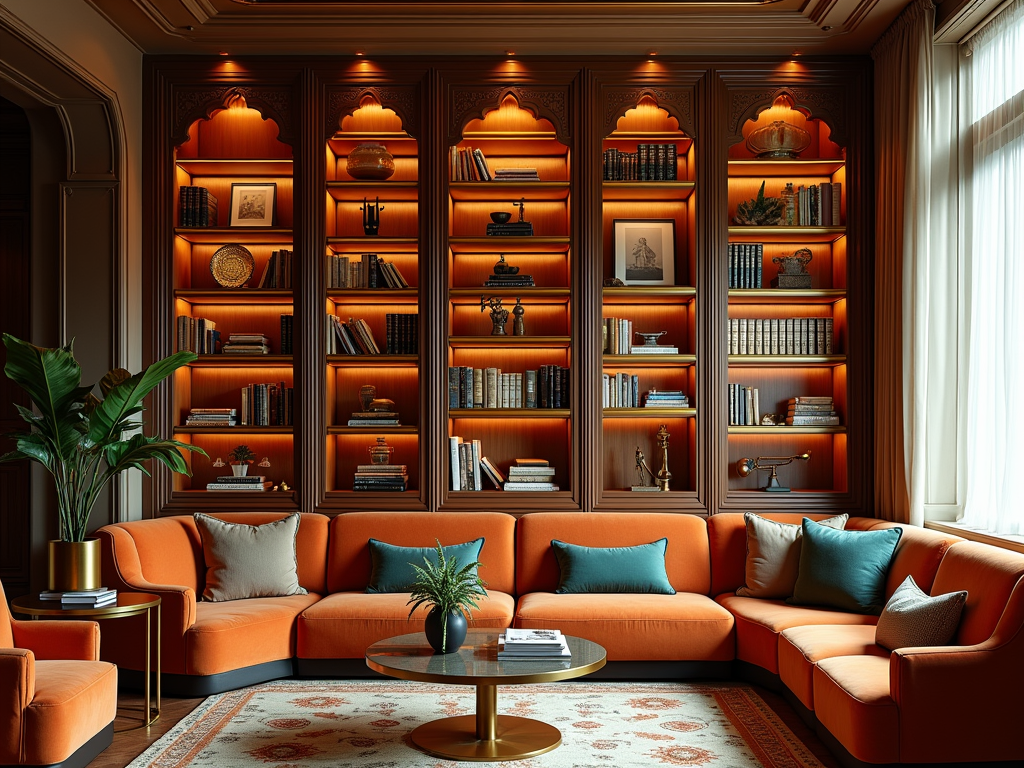 Elevate Your Space: Art Deco Bookcase Inspiration