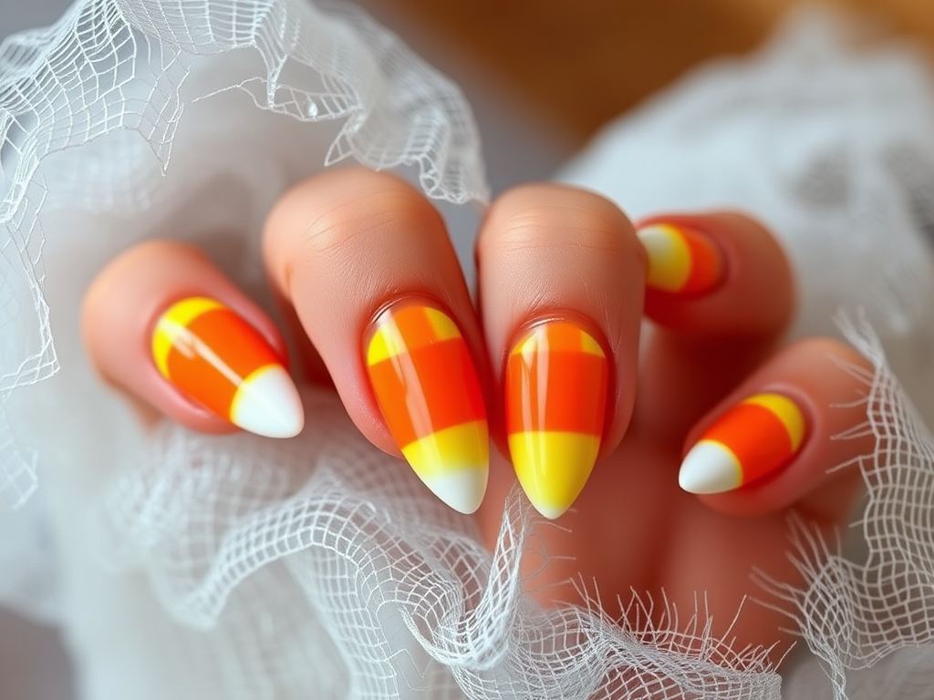 Image for Candy Corn Nails: