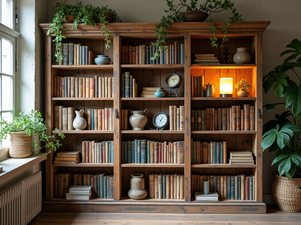 Vintage Charm: Styling Your Bookcase with Antique Treasures