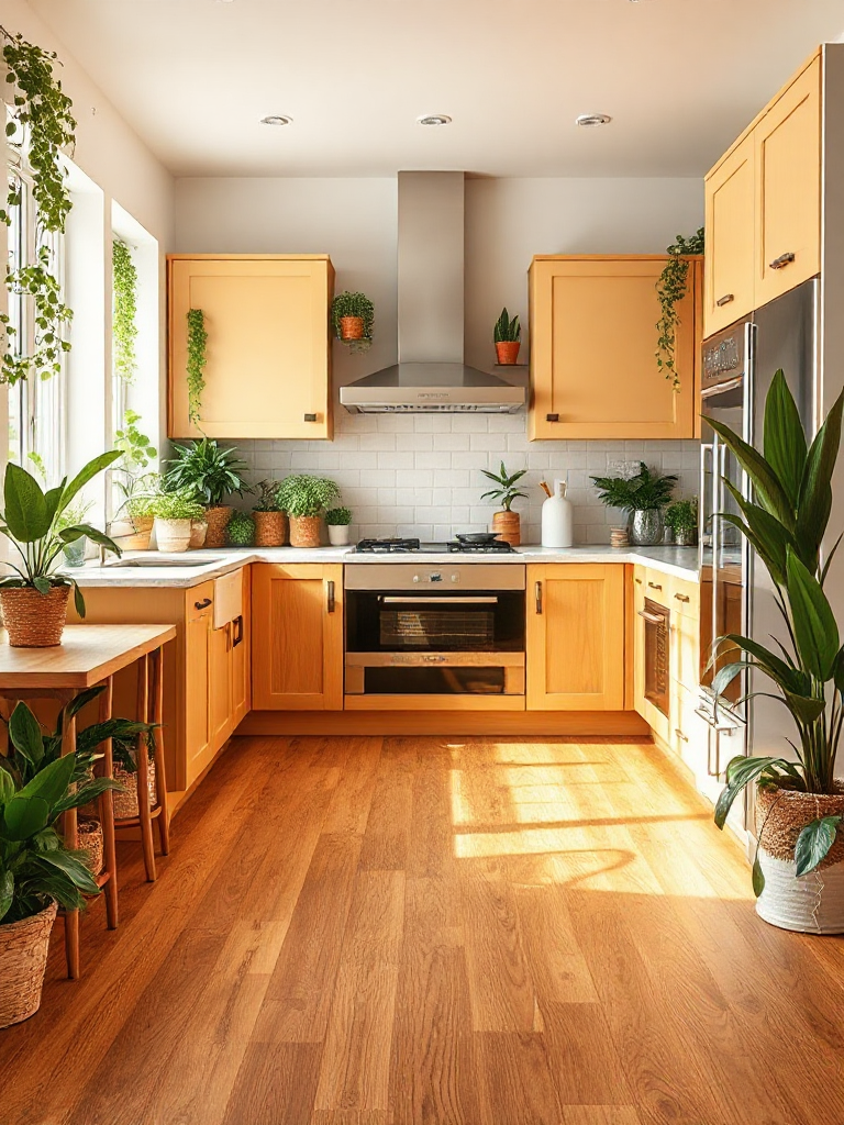 Vibrant kitchen flooring ideas