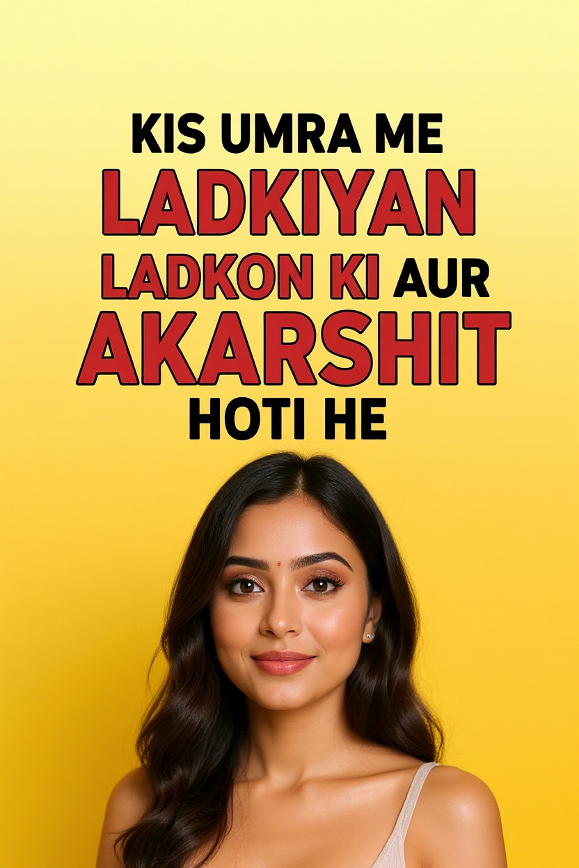 Kis umra me ladkiyan ladkon ki aur akarshit hoti he