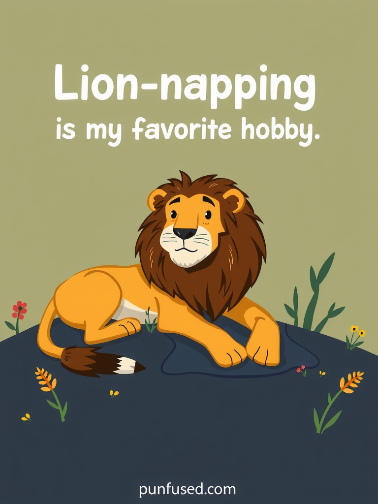 lion puns