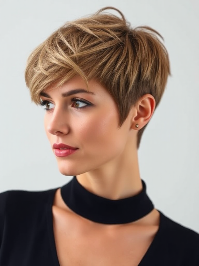 Chin-Length Hairstyle For Women