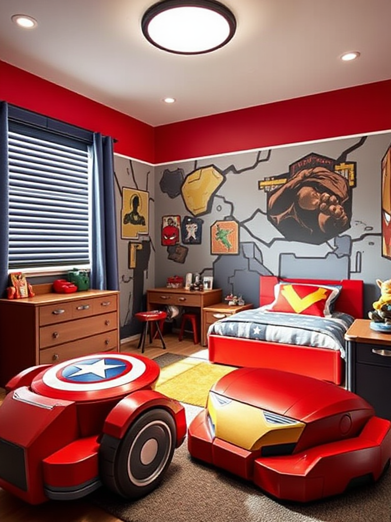 Marvel Bedroom Ideas For Boys