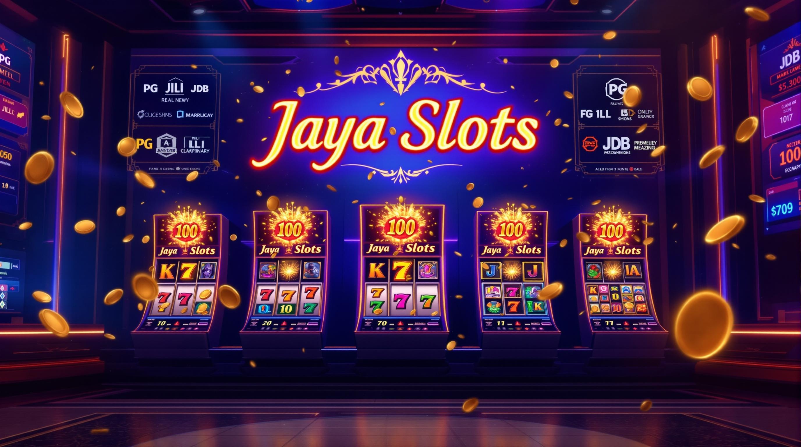 Jaya Slots - Real Money Slot Platform Backed by PG,JILI,and JDB Banner