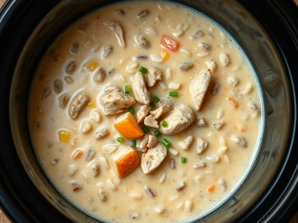 Image for Creamy Chicken and Wild Rice Soup