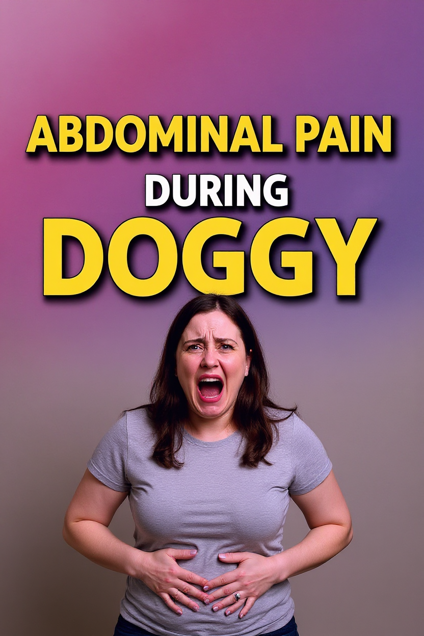 Abdominal pain during doggy