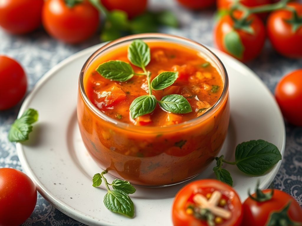 Image for Tomato and Cucumber Gazpacho