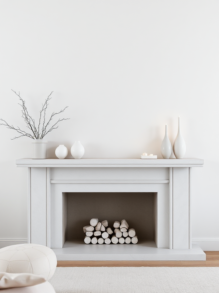 Minimalist Mantel Decorating Ideas