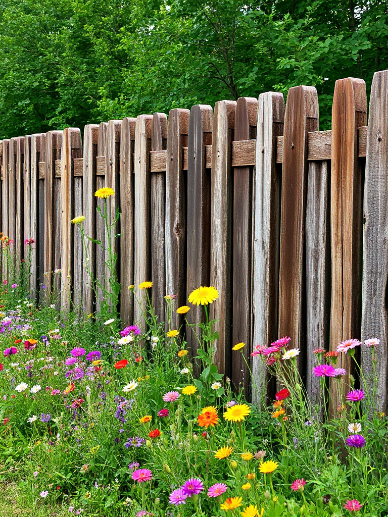 Boho Garden Fence Ideas