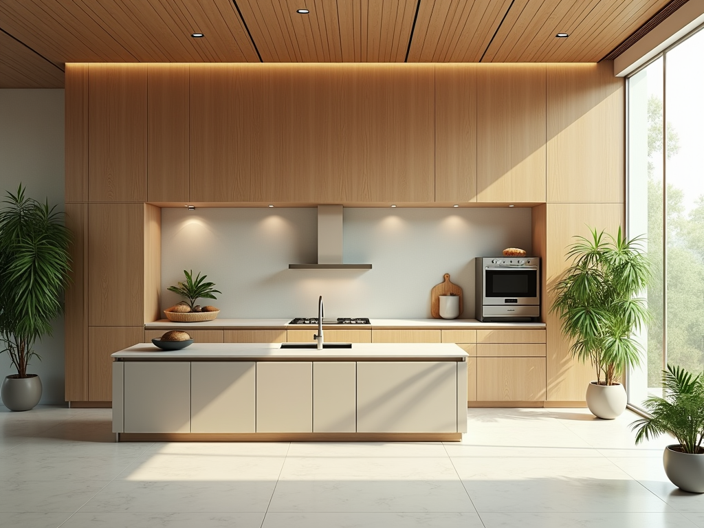 Transform Your Space: Zen-Inspired Kitchen with Bamboo Elegance