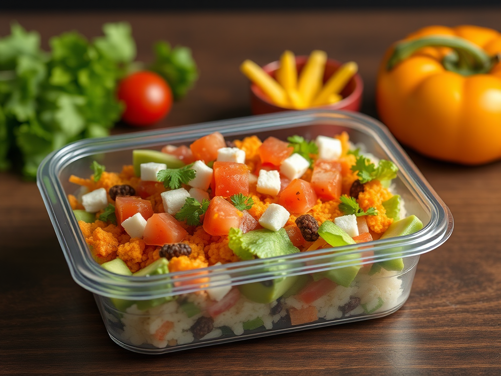 Image for Taco Salad Bento Box Lunch