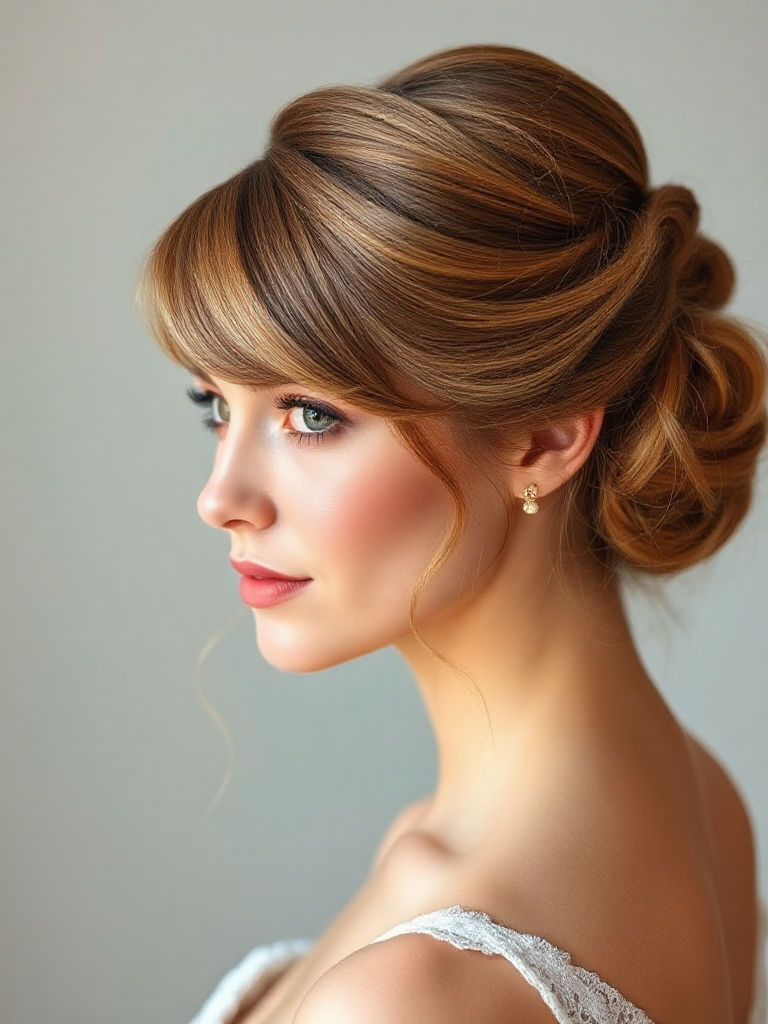 Medium-Length Hairstyles with Bangs