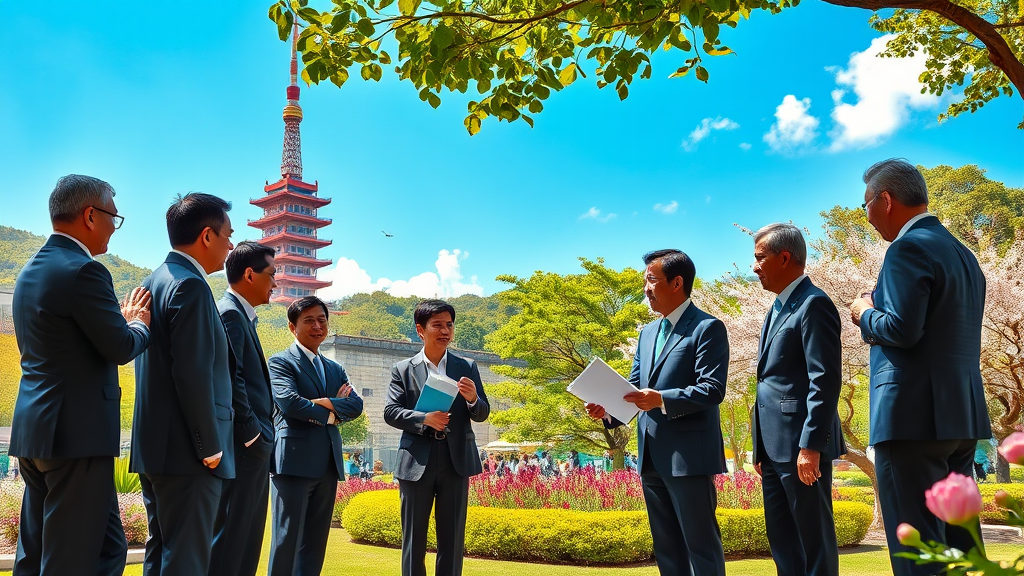 한일 외교 회담 이미지