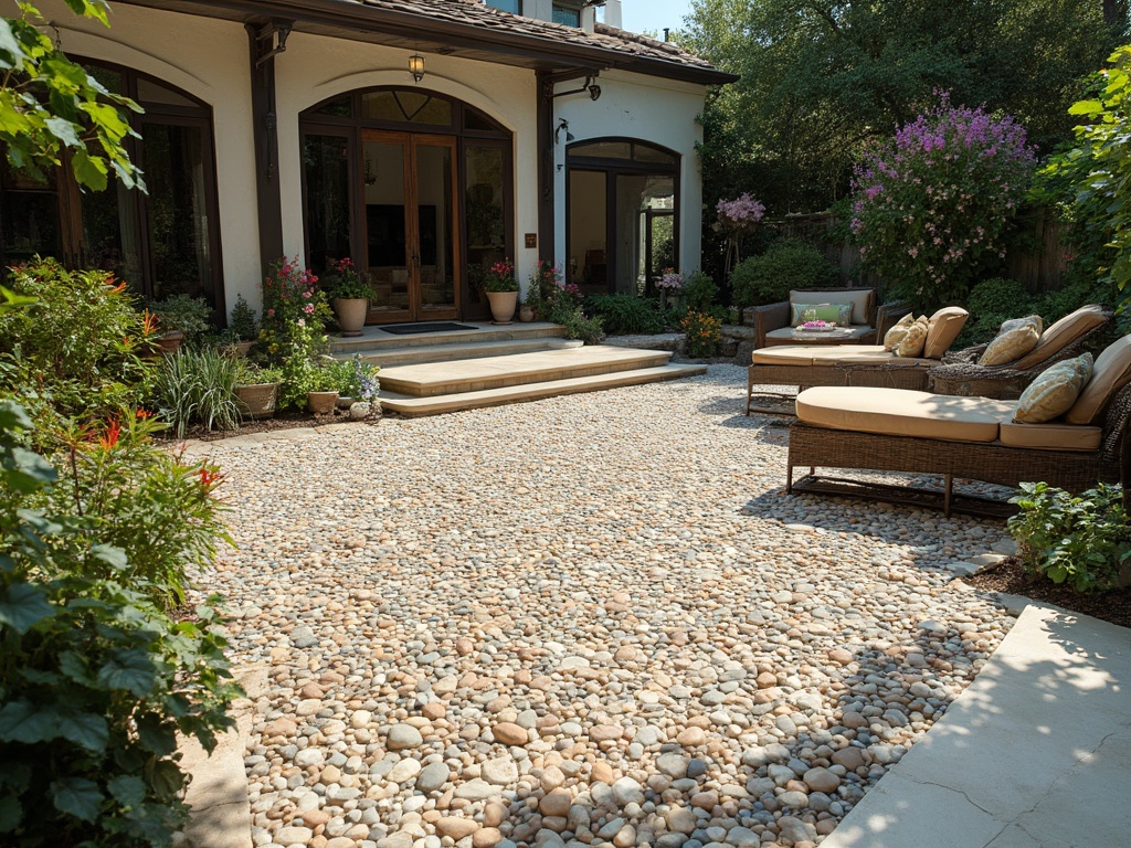 Pebble Mosaic Patio