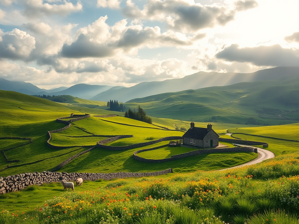 countryside in wales