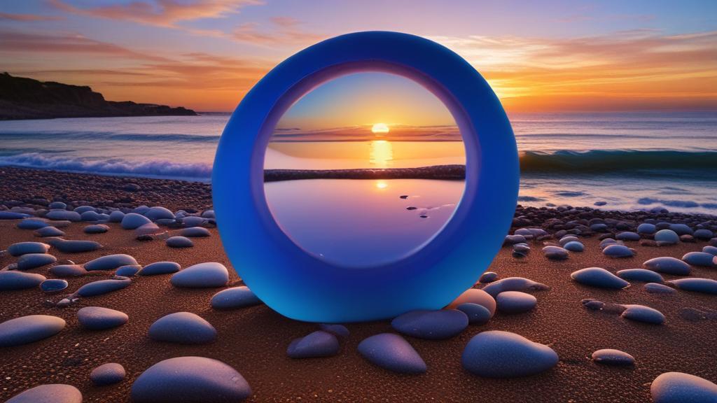 163-luminous-pebbles-at-sunset-beach