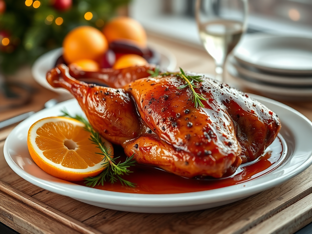 Image for Roast Duck with Orange Sauce: