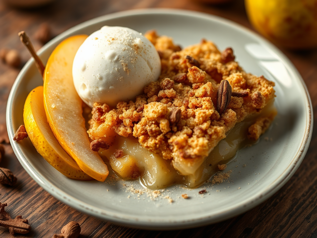 Image for Spiced Pear Crumble: