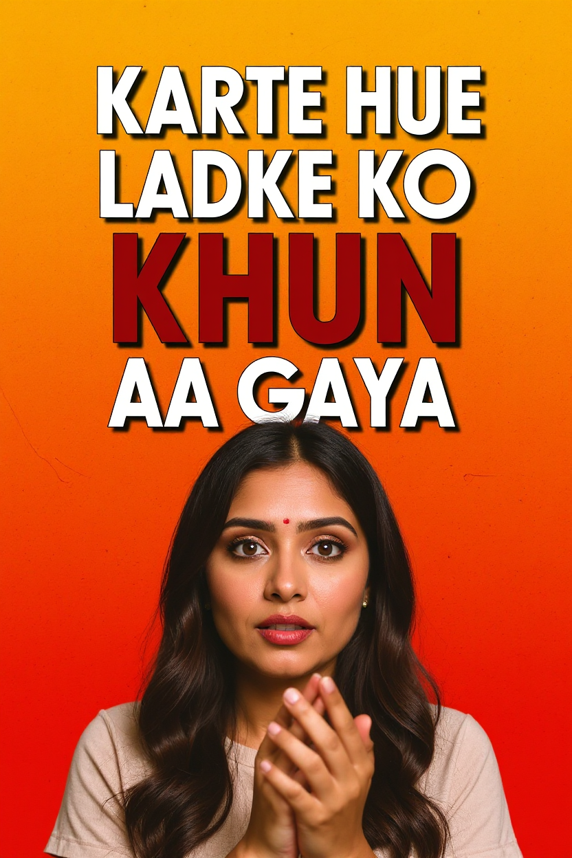 Karte hue ladke ko khun aa gaya