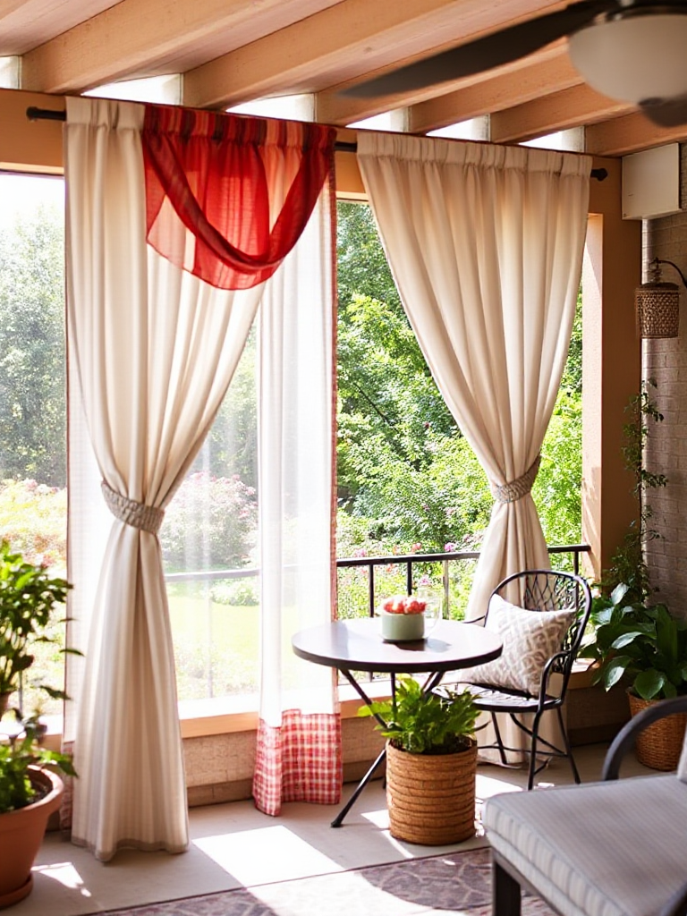 Backyard Patio Curtain Ideas