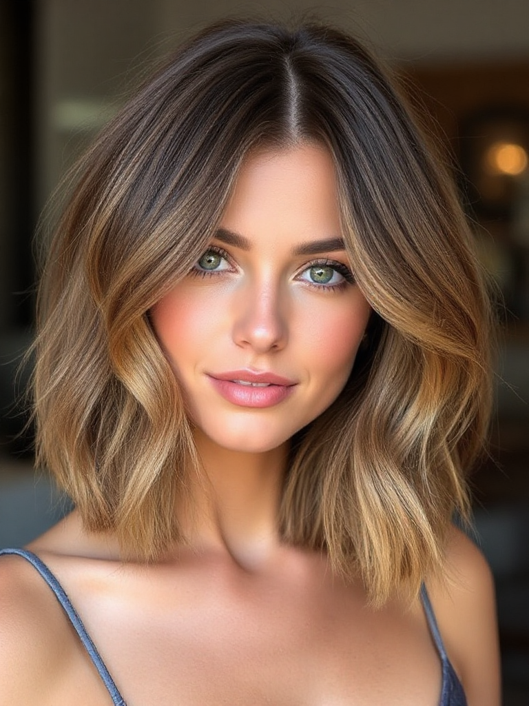 Medium-Length Hair with Layers