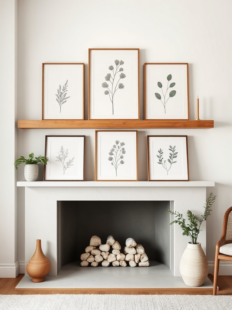 Minimalist Mantel Decorating Ideas