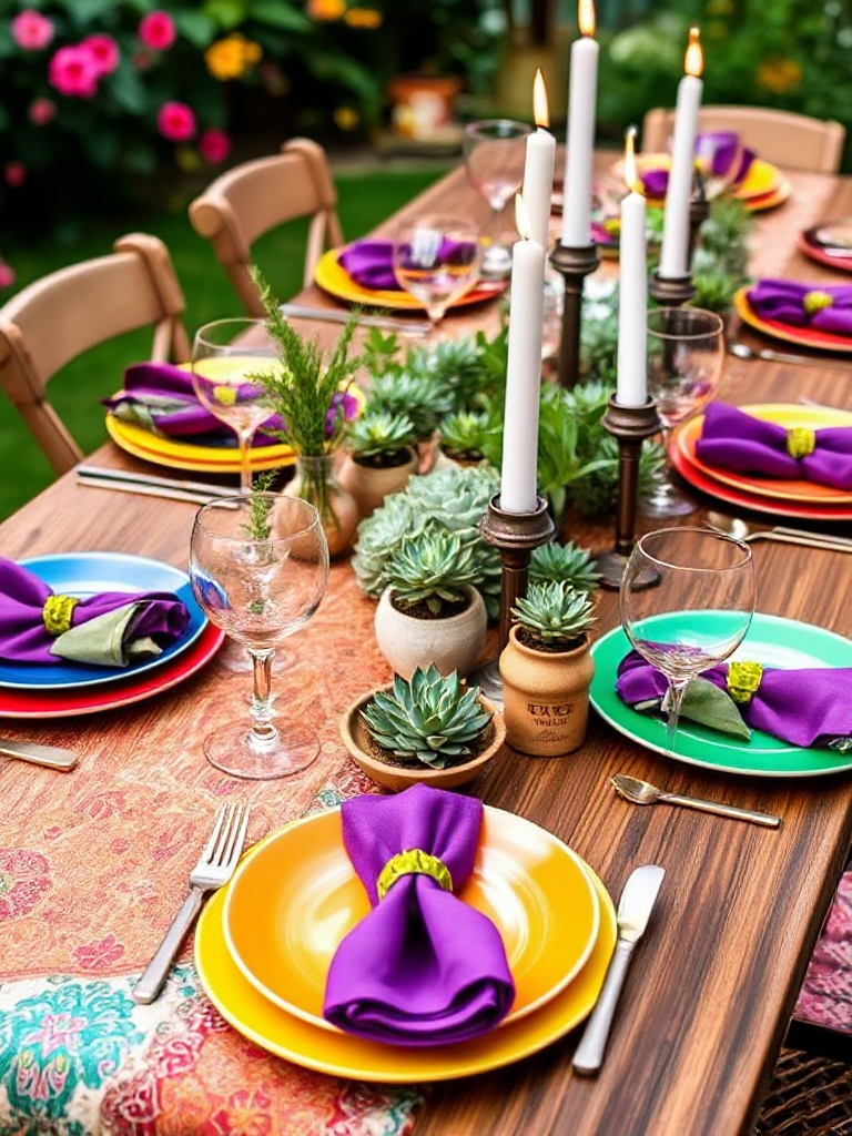 Boho Garden Party Decoration Ideas