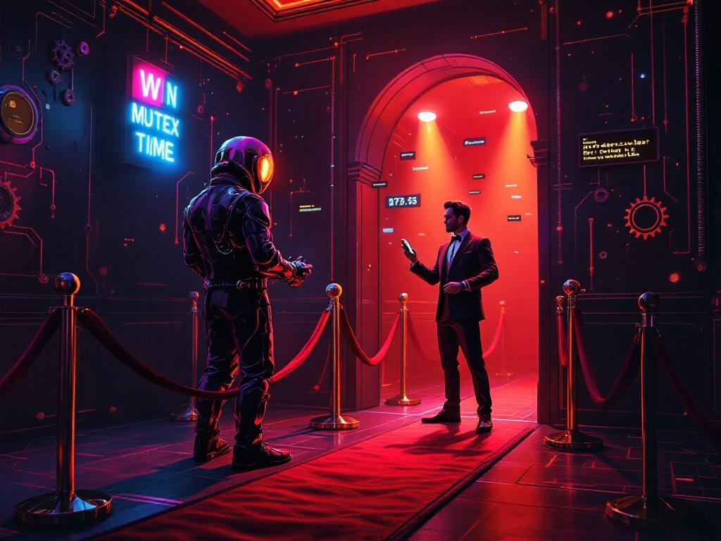 The Mutex Club: Using Semaphores for Controlled Access