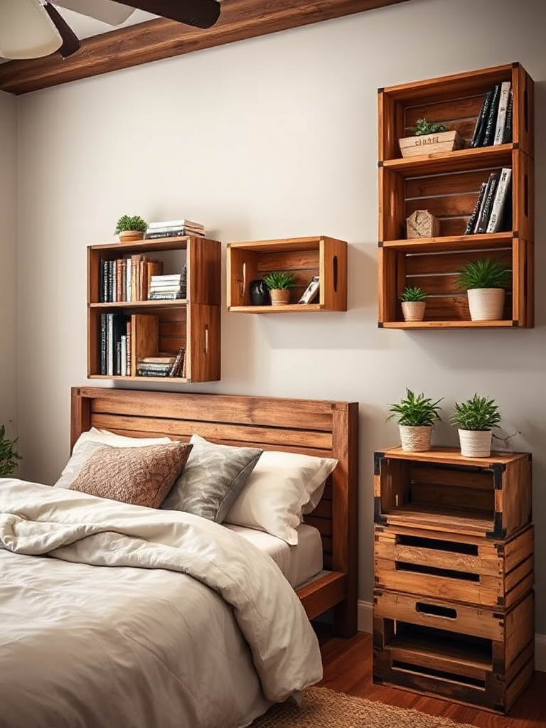 Bedroom Bookshelves Ideas