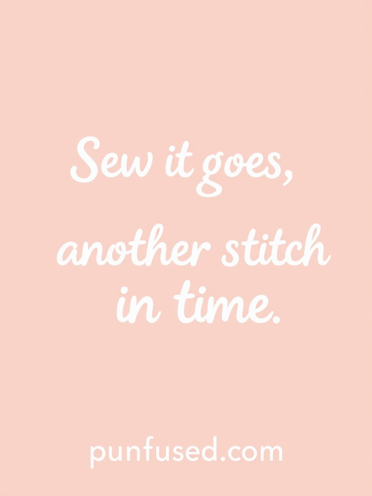 sewing puns