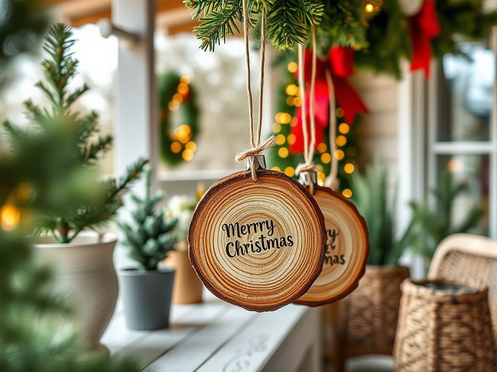 Image for Wood Slice Ornaments: