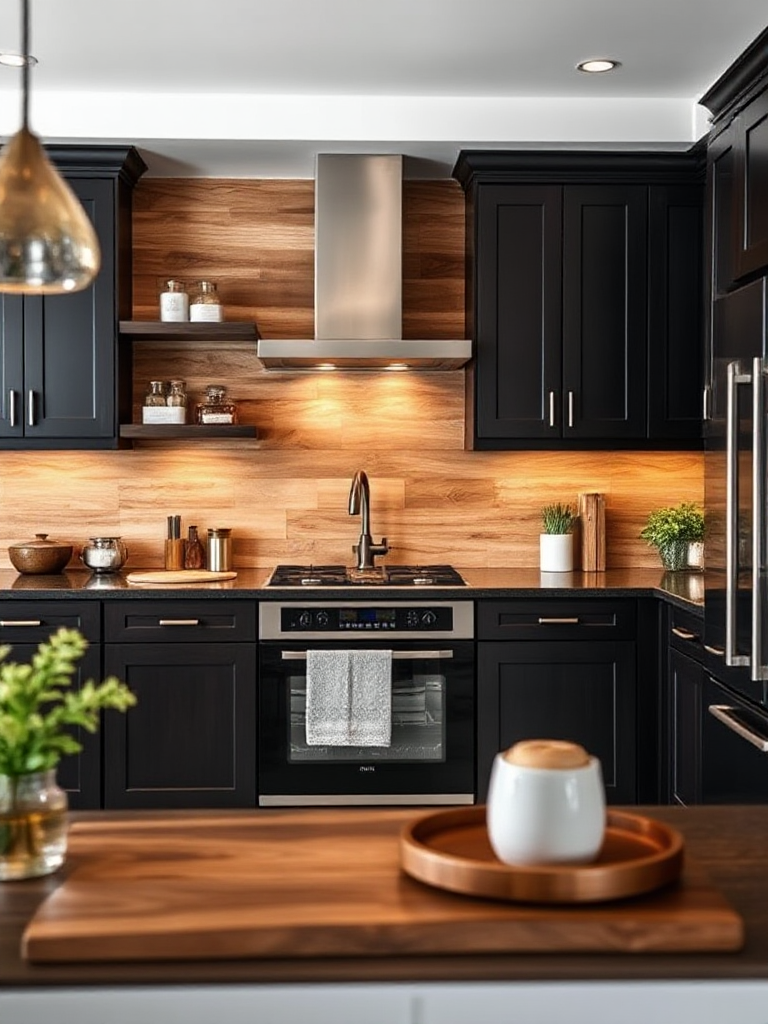 Backsplash Ideas For Dark Cabinet Kitchen