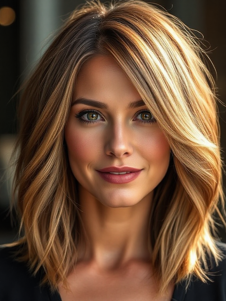 Chin-Length Hairstyle For Women