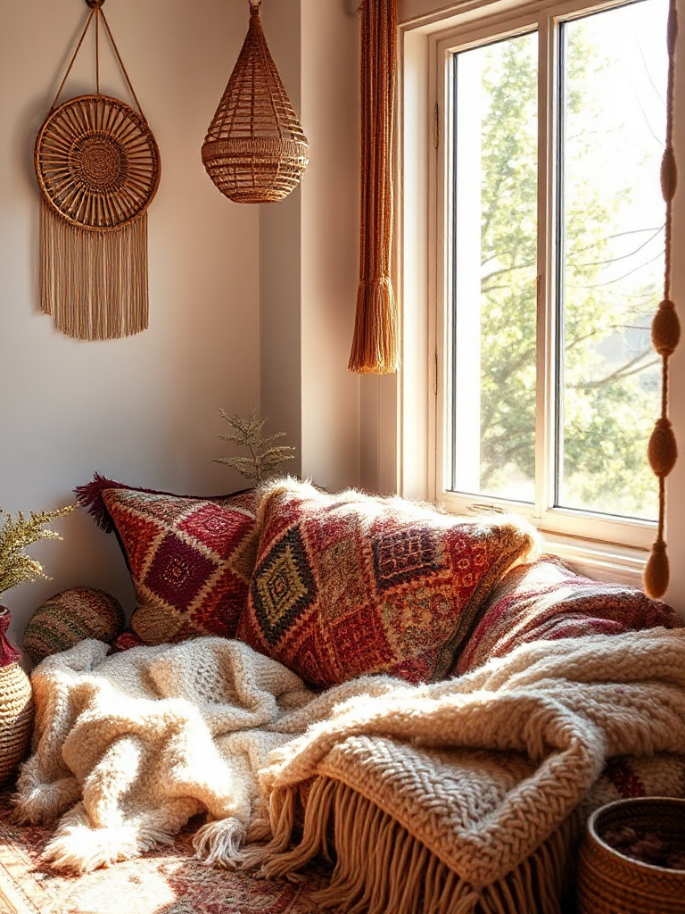 Boho Reading Nook