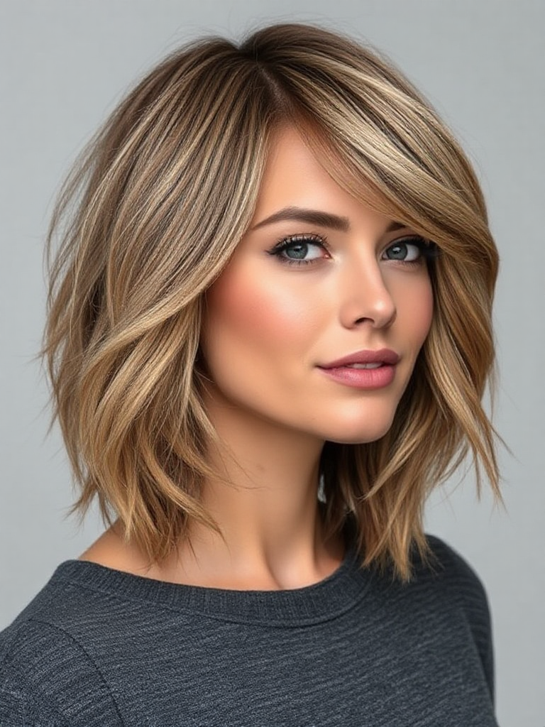 Medium-Length Shag Haircuts