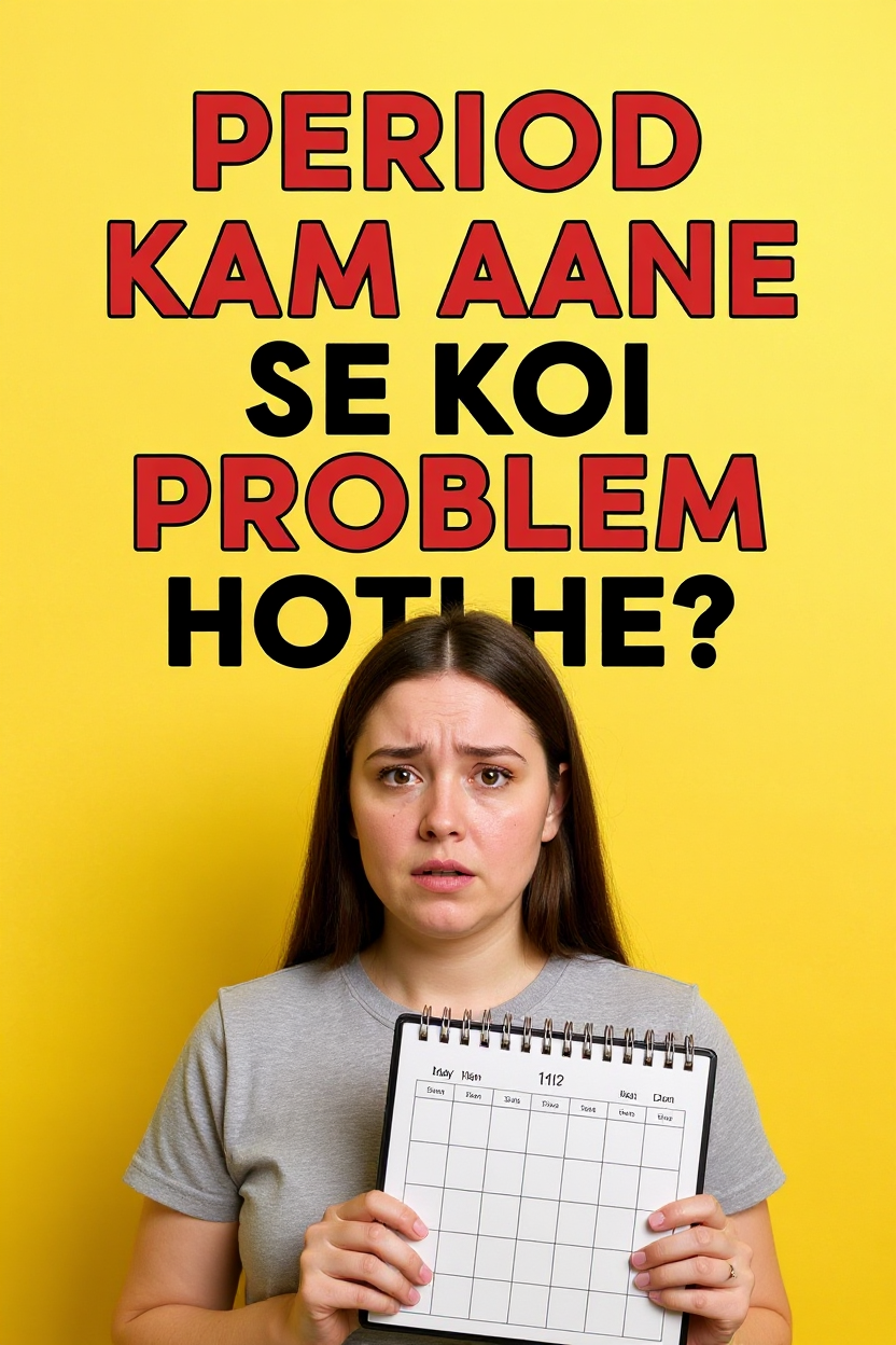 Period kam aane se koi problem hoti he?