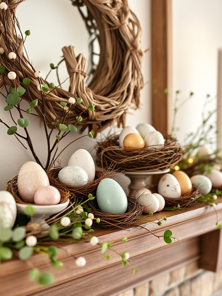 Spring Mantel Decorating Ideas