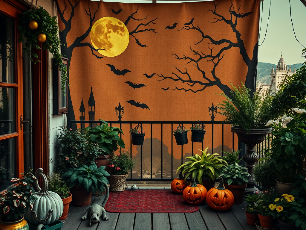 Image for Vintage Halloween Tapestry: