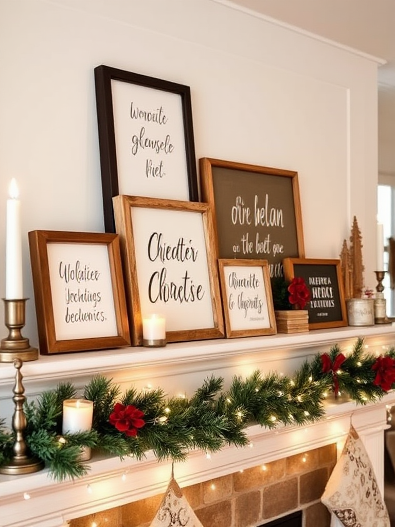 Christmas Mantel Decorating Ideas