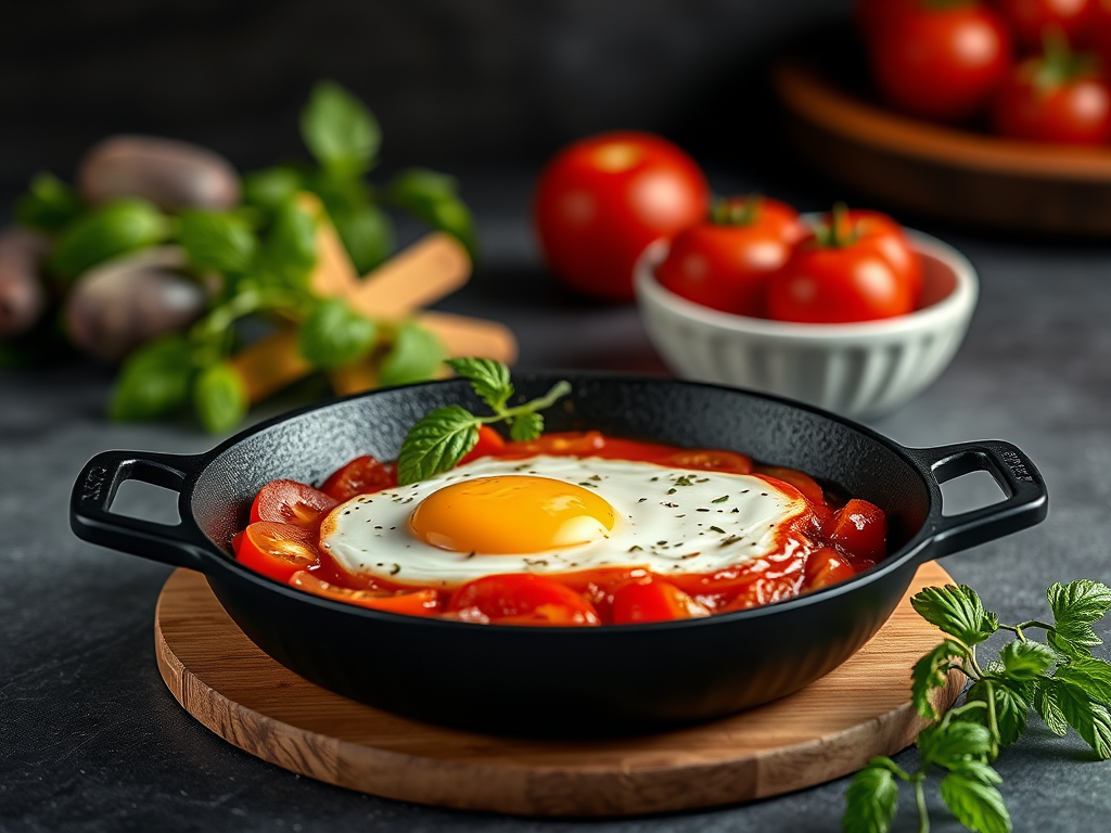 Image for Tomato and Egg Breakfast Skillet