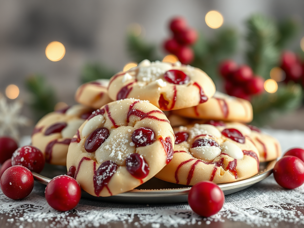 Image for White Chocolate Cranberry Cookies: