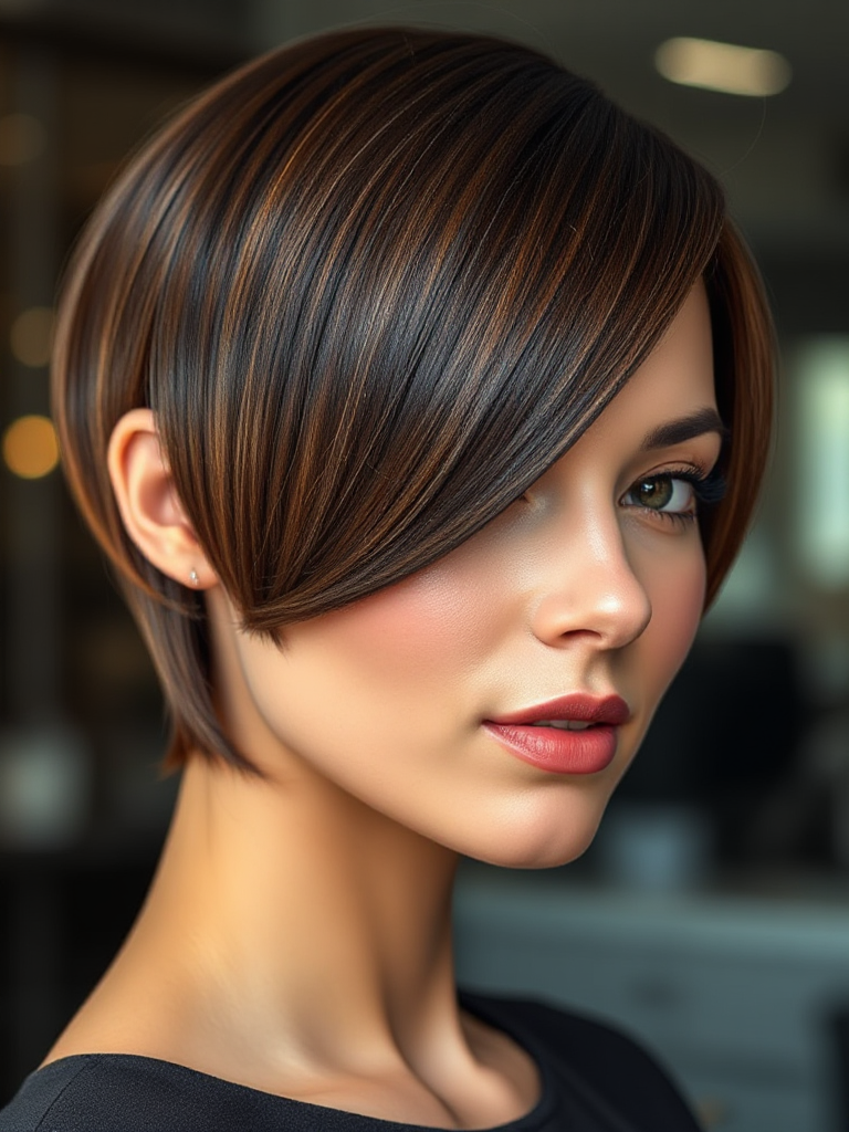 Chin-Length Shag Haircuts