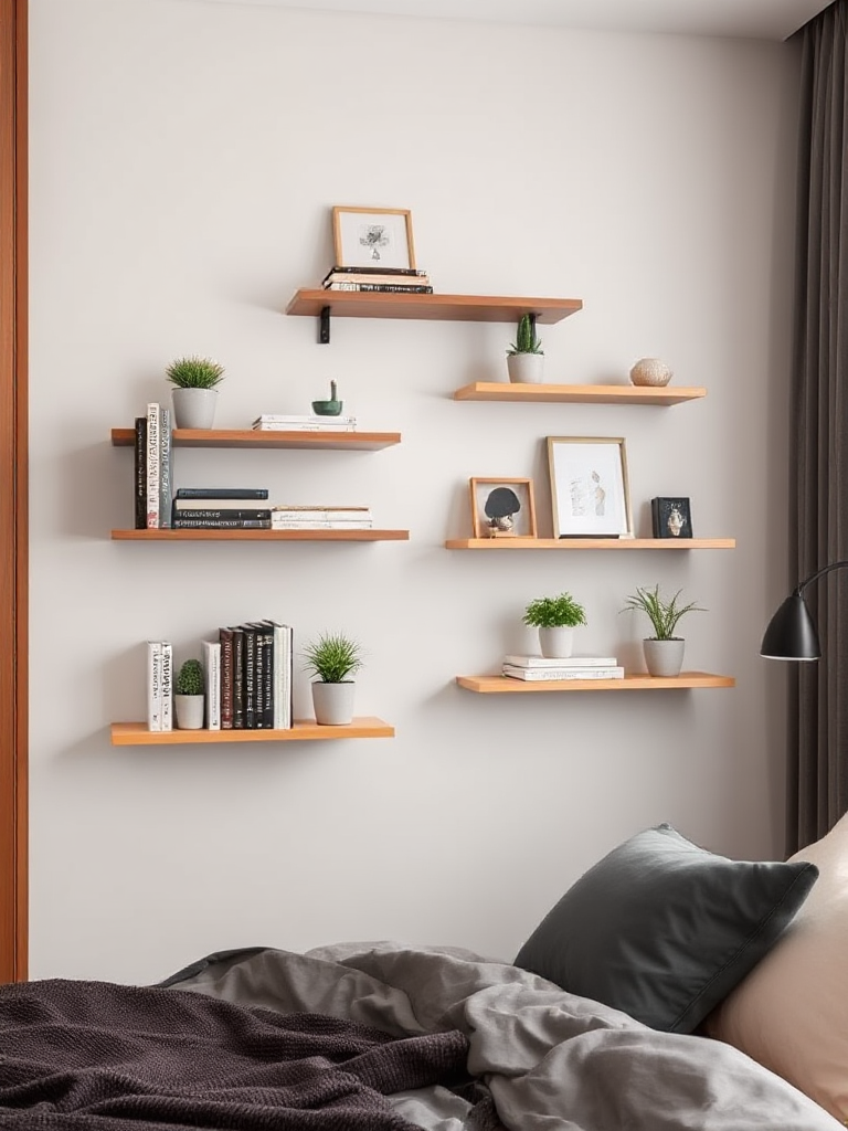 Bedroom Bookshelves Ideas