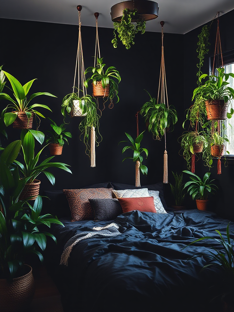 Dark Boho Bedroom Ideas