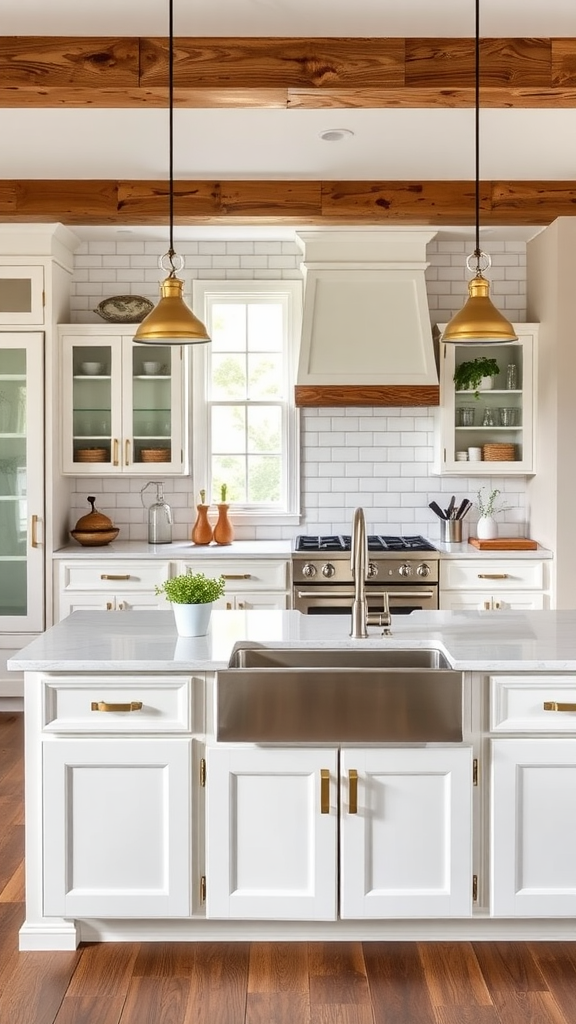 Kitchen Island with Prep Sink